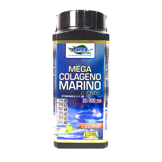 Mega Colágeno Marino – Piel Firme, Cabello Fuerte y Articulaciones Saludables