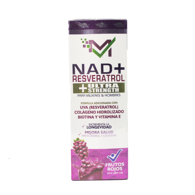 NAD+ RESVERATROL – ENERGÍA CELULAR Y ANTIEDAD